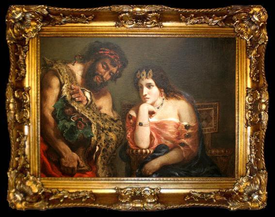 framed  Eugene Delacroix Cleopatra and the Peasant, ta009-2